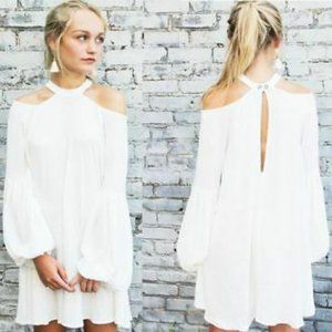 Free People Drift Away Cold Shoulder Tunic